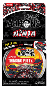 Crazy Aarons Toys > Fidget Toys Crazy Aarons: Thinking Putty - Ninja 810066957343