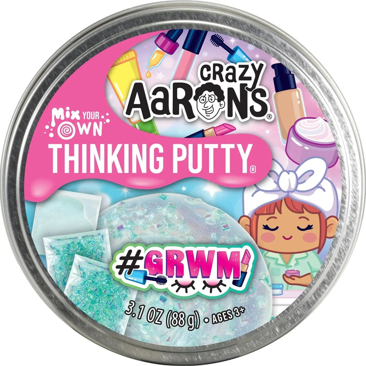 Crazy Aarons Toys > Fidget Toys Grwm - Mix It Full Size 4" Thinking Putty Tin 810174290851 MX-RZ020