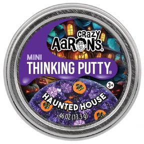 Crazy Aarons Toys > Fidget Toys Haunted House Thinking Putty - Mini Halloween Tin 810066957732 HW24-POP36