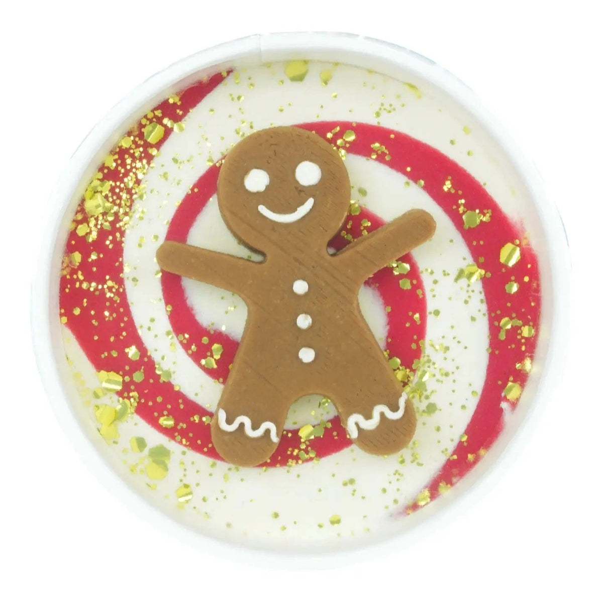 Crazy Aarons Toys > Fidget Toys Land of Dough 5 Ounce Gingerbread Fred Medium Cup 810174290370 LD-GMMS5