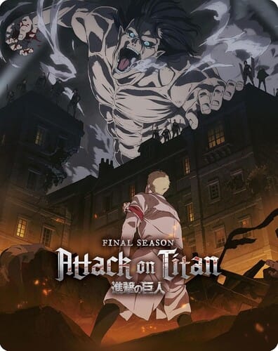 Crunchy Roll Movies > Blu-Ray BR: Attack On Titan - Final Season Complete (Steelbook) 704400111365 FUP11136BR