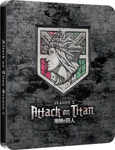Crunchy Roll Movies > Blu-Ray BR: Attack on Titan: Season 2 Complete (Steelbook) 704400110801 FUP11080BR