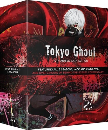 Crunchy Roll Movies > Blu-Ray BR:  Tokyo Ghoul: The Complete Series (10th Anniversary) 704400107610 FUP10761BR