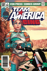 CSN Press Comic Books TEAM AMERICA RACING FULL THROTTLE EDITION #1 (ONE SHOT) CVR A HOWARD CHAYKIN 64924187776900111 0526CS0650