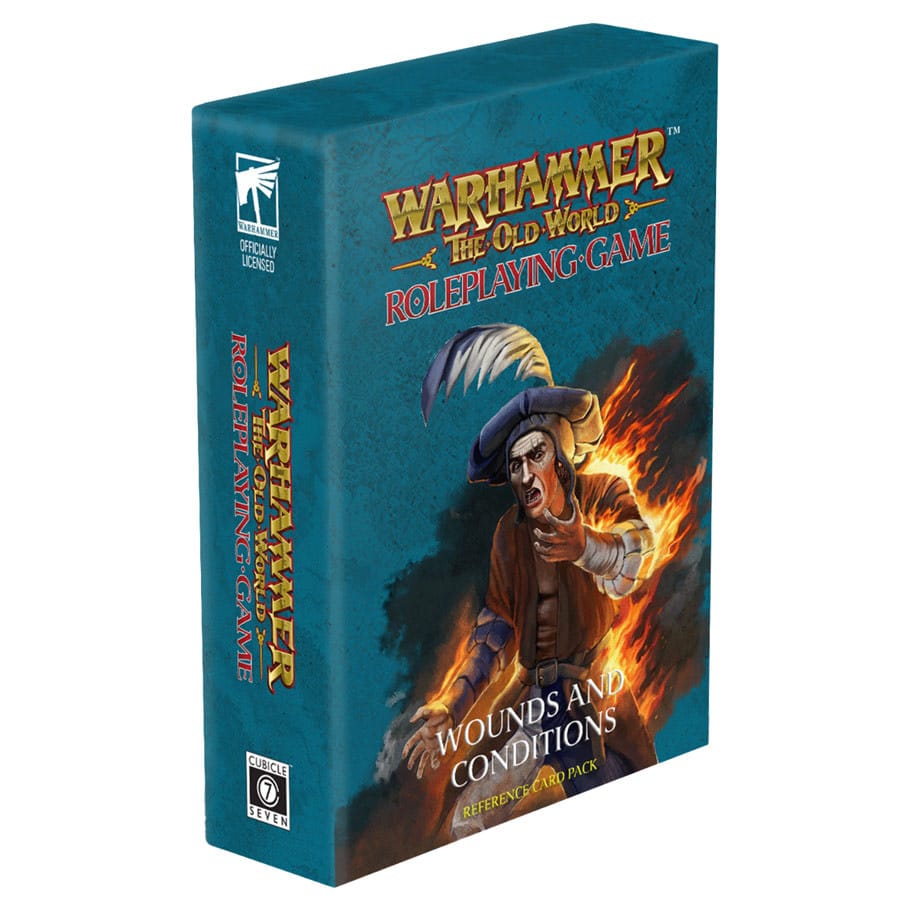 Cubicle 7 Tabletop Games > Role-Playing Games > Accessories Warhammer: The Old World Roleplaying Game: Wounds & Conditions Deck 5391550180058 CB72911