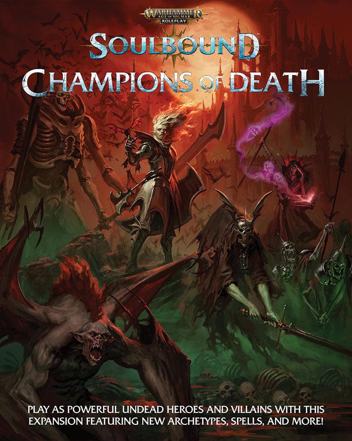 Cubicle 7 Tabletop Games > Role-Playing Games Warhammer Age of Sigmar - Soulbound RPG: Champions of Death 9780857444028 CB72533