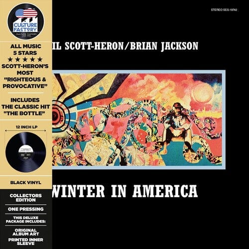 Culture Factory Usa INC. Music > Vinyl Records Gil Scott-Heron - Winter in America - Bk Vinyl Edition 3700477838898 CULF783889.1