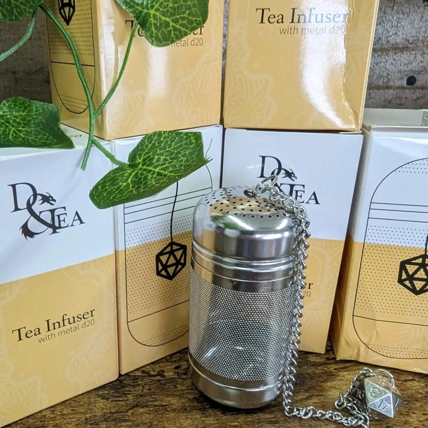 D&TEA Home > Drinkware Metal D20 Tea Infuser 850029485001 d20Infuser