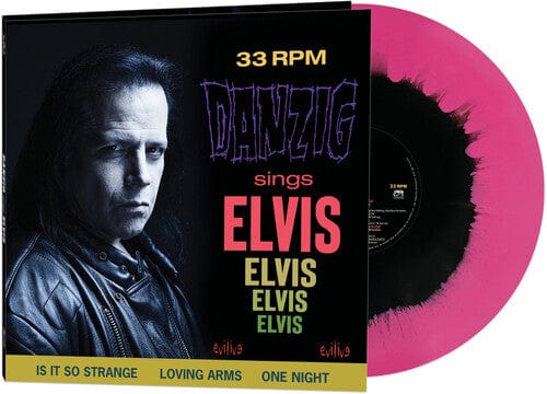 Danzig - Sings Elvis - Pink/Black Haze Vinyl