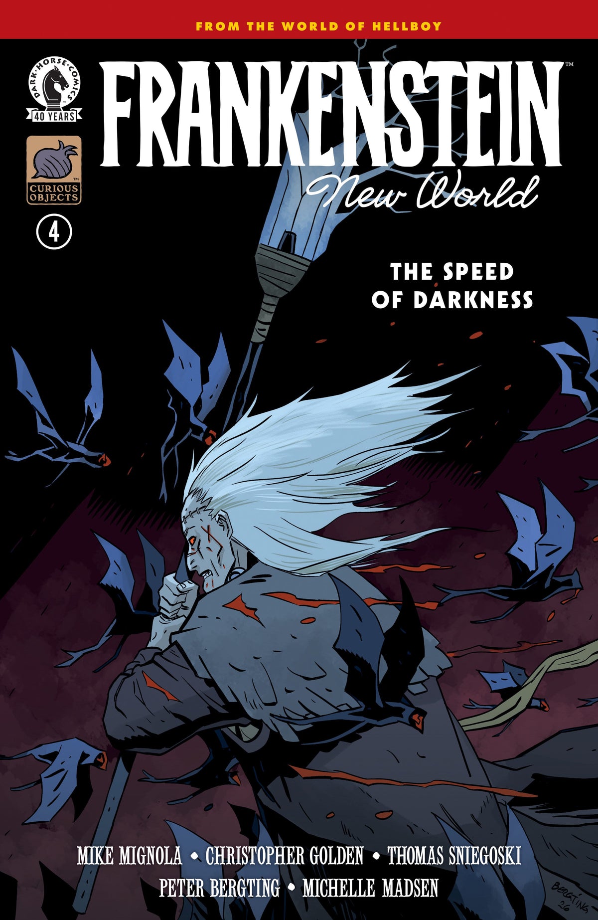 Dark Horse Comic Books Frankenstein: New World--The Speed of Darkness #4 (CVR A) (Peter Bergting) 76156801564500411 PRH-76156801564500411