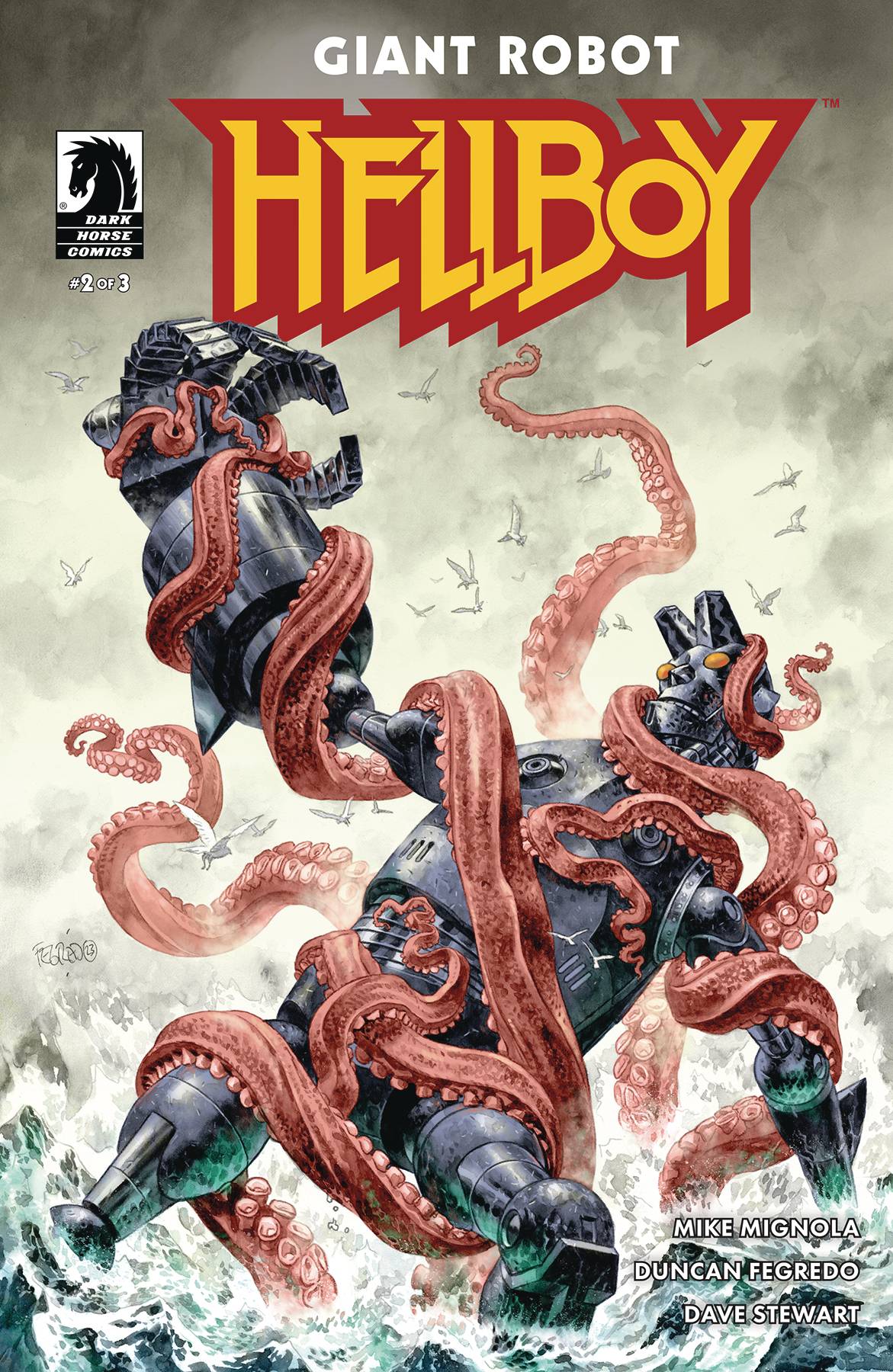 Dark Horse Comic Books GIANT ROBOT HELLBOY #2 CVR A FEGREDO 76156801126500211 SEP231166