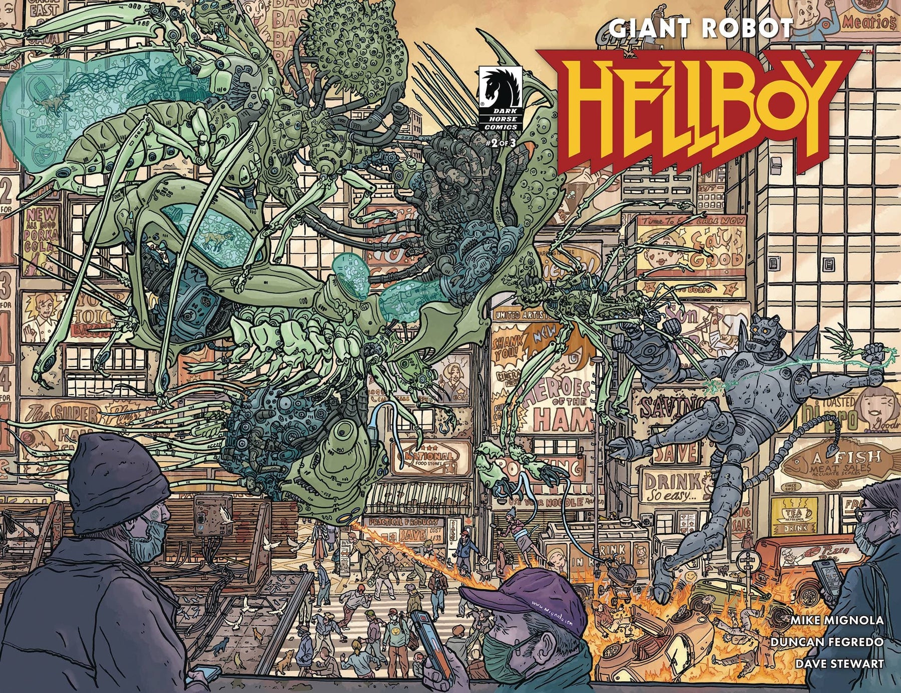 GIANT ROBOT HELLBOY #2 CVR B MIGNOLA