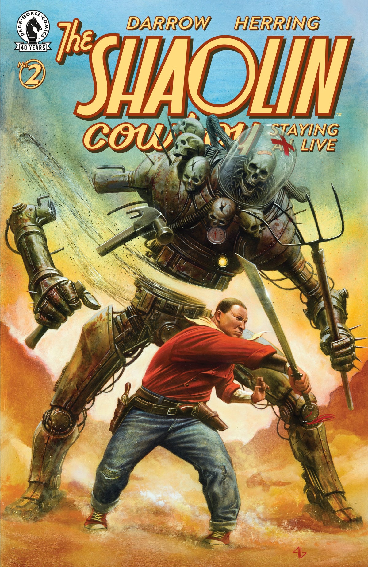 Dark Horse Comic Books > Incentives Shaolin Cowboy: Staying A.I.Live #2 (CVR B) (1:15) (Adi Granov) 76156801595900221 PRH-76156801595900221