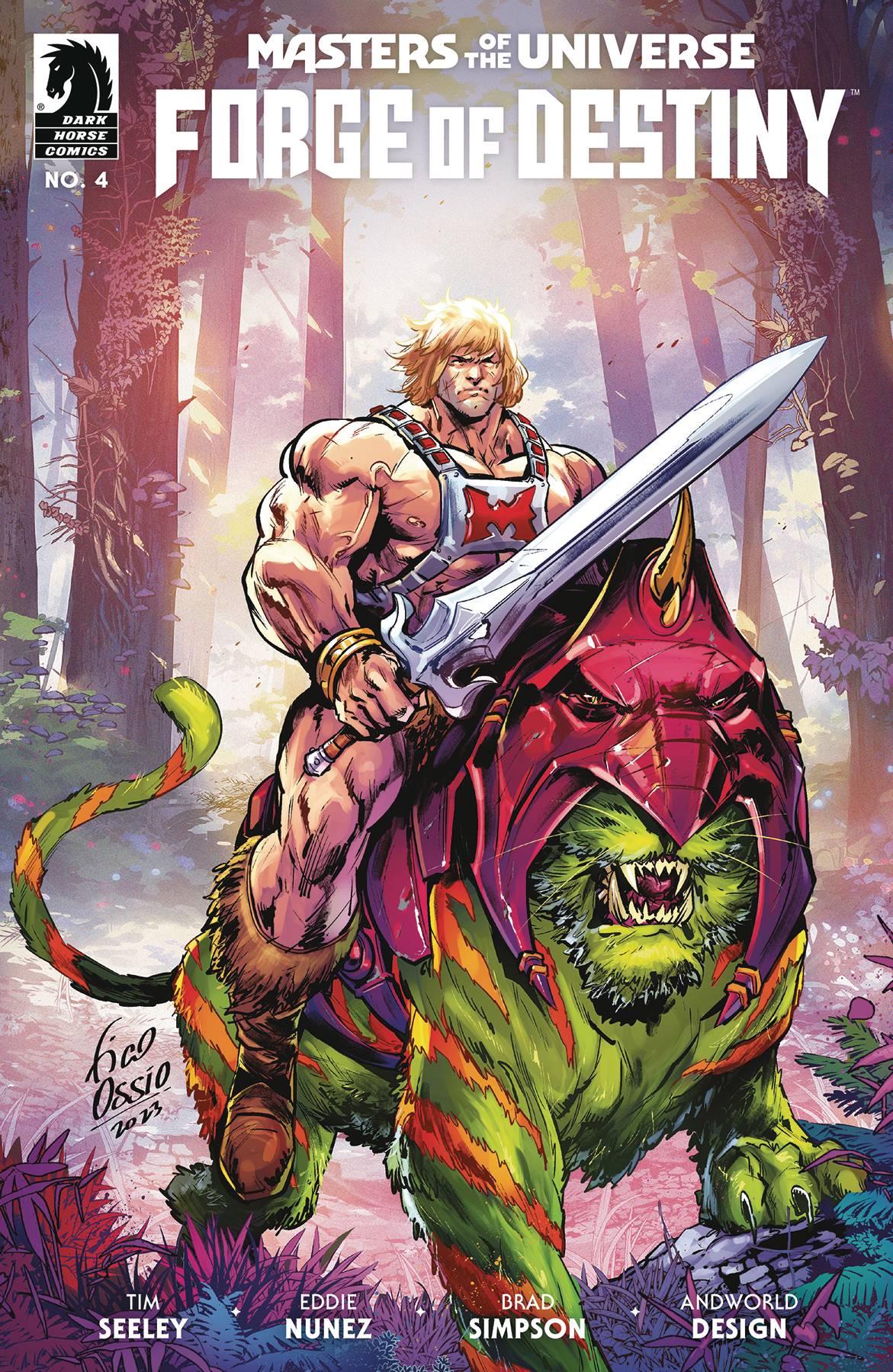 Dark Horse Comic Books MASTERS OF UNIVERSE FORGE OF DESTINY #4 CVR C OSSIO 76156801107400431 OCT231207