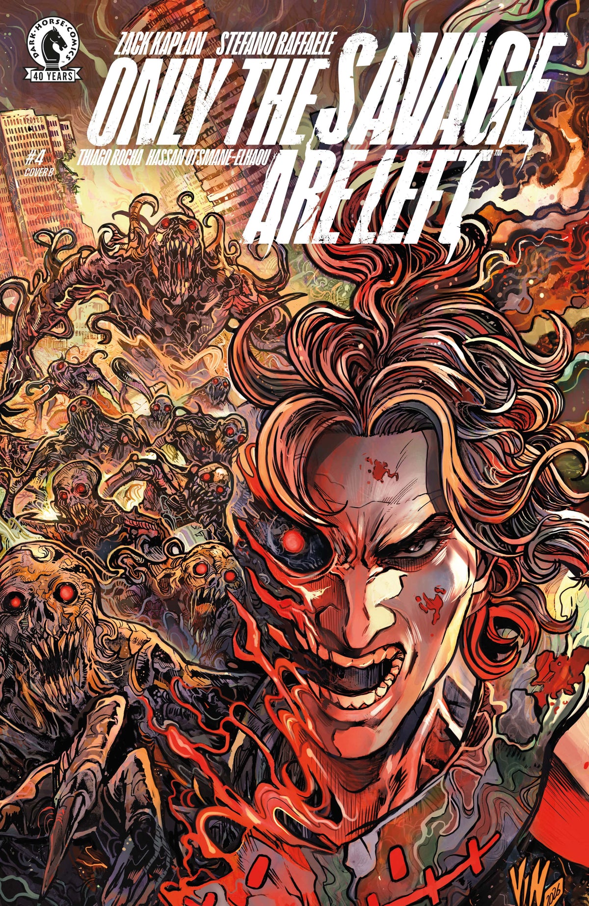 Dark Horse Comic Books Only the Savage Are Left #4 (CVR B) (Vincenzo Riccardi) (Release Date: 10/07/2026) 76156801567600421 PRH-76156801567600421