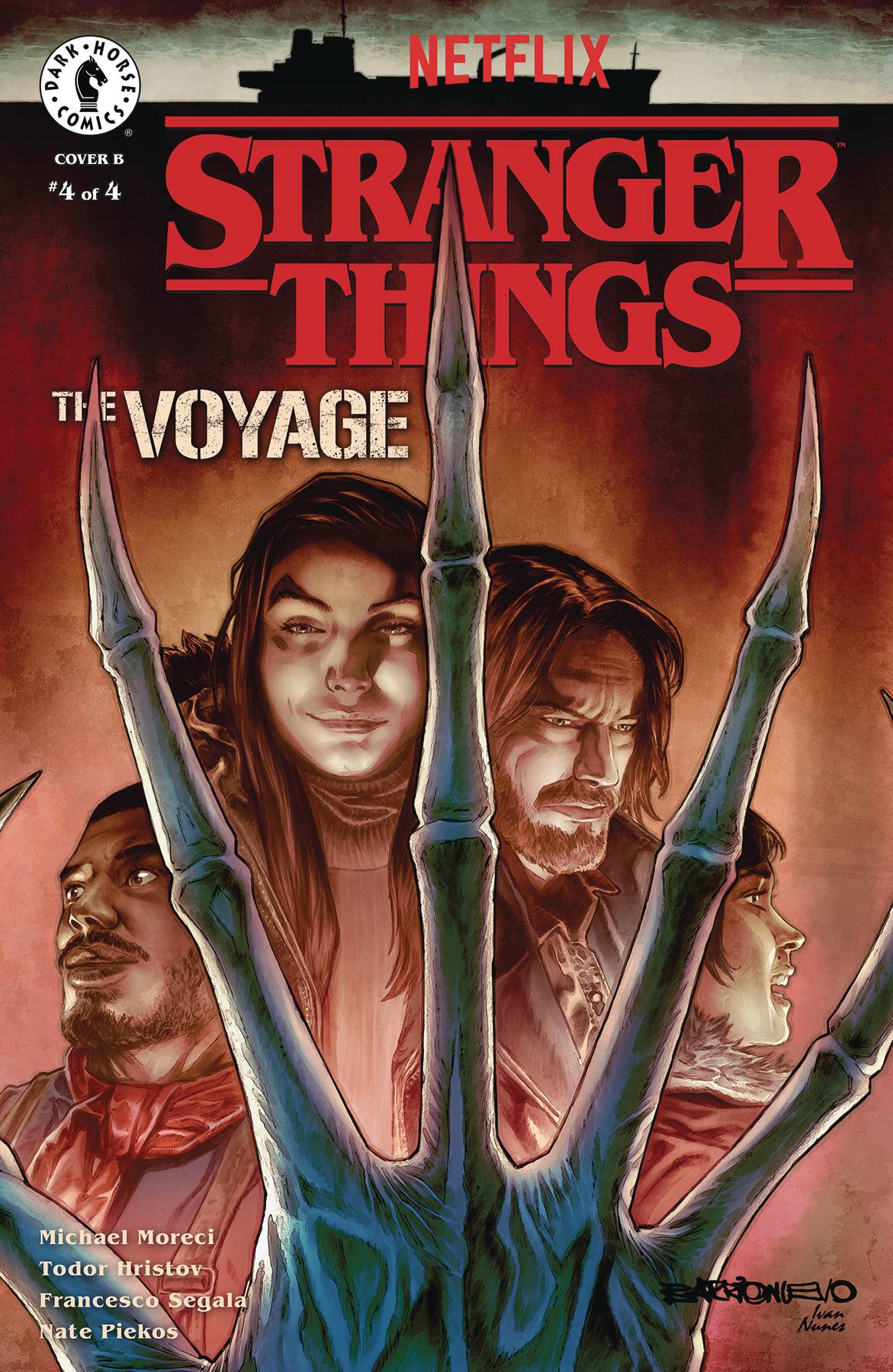 Dark Horse Comic Books STRANGER THINGS VOYAGE #4 CVR B BARRIONUEVO 76156801109800421 NOV230998