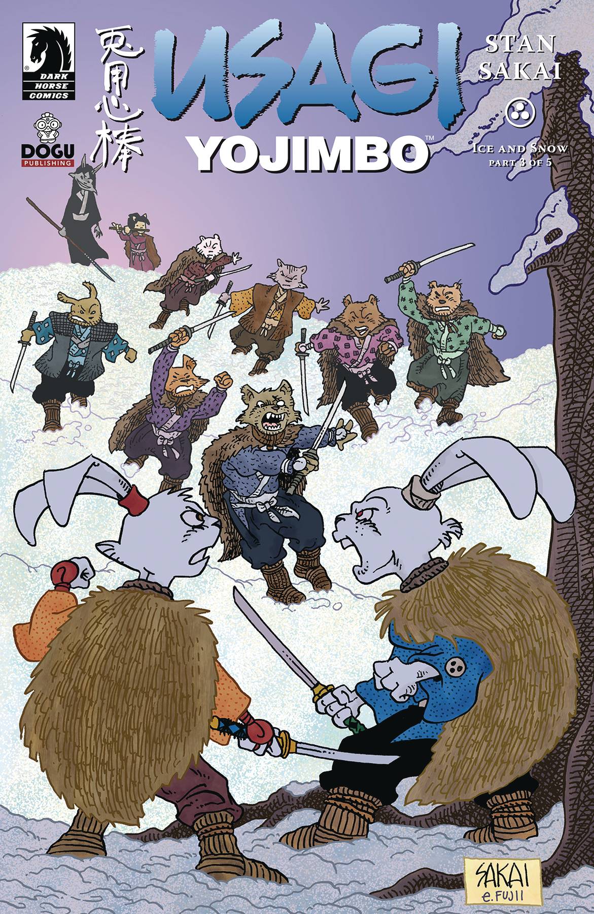 Dark Horse Comic Books USAGI YOJIMBO ICE & SNOW #3 CVR A SAKAI 76156801096100311 SEP231188