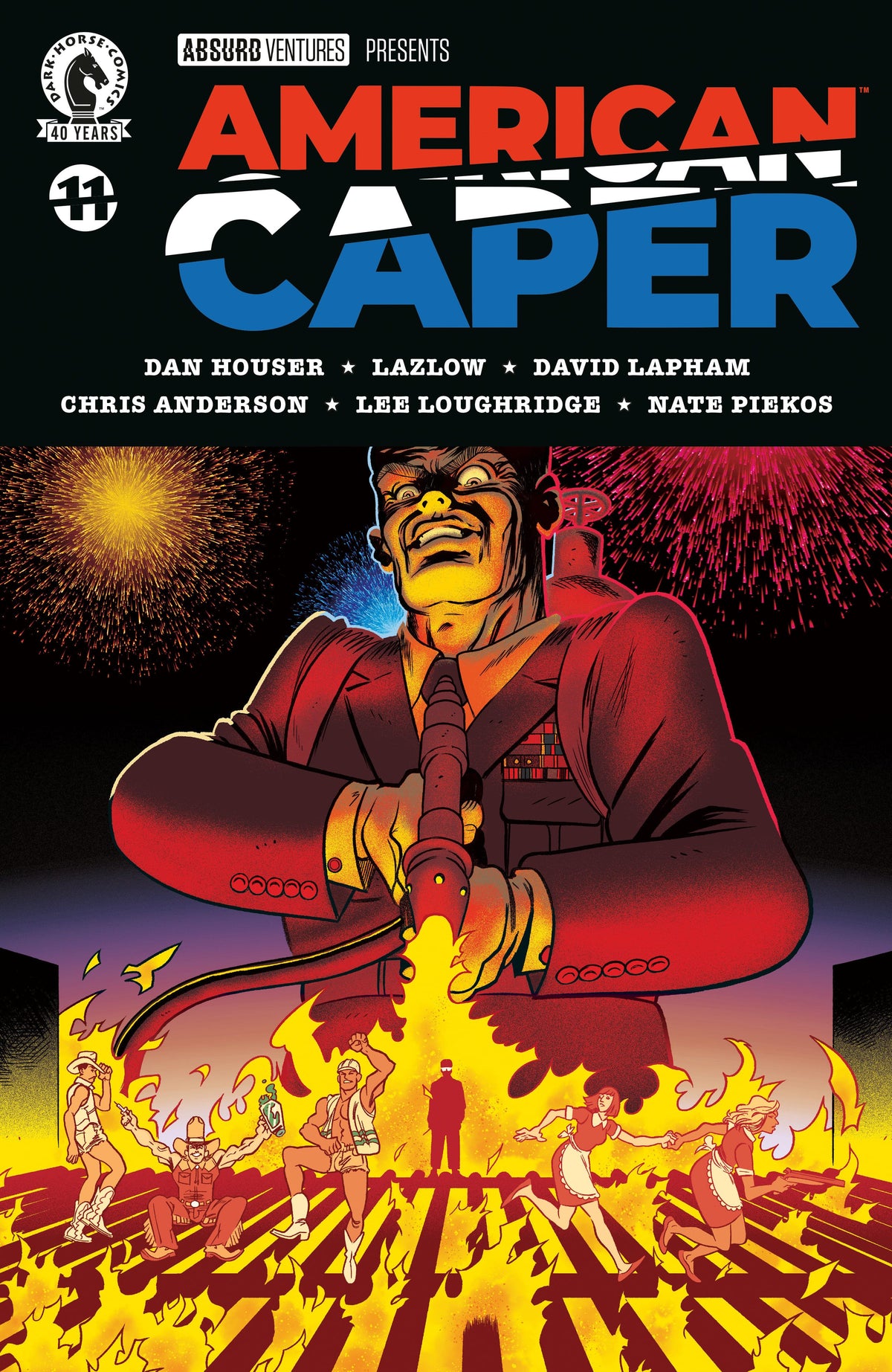 Dark Horse Comics Comic Books American Caper #11 (CVR A) (Tyler Boss) (Release Date: 09/30/2026) 76156801474701111 PRH-76156801474701111