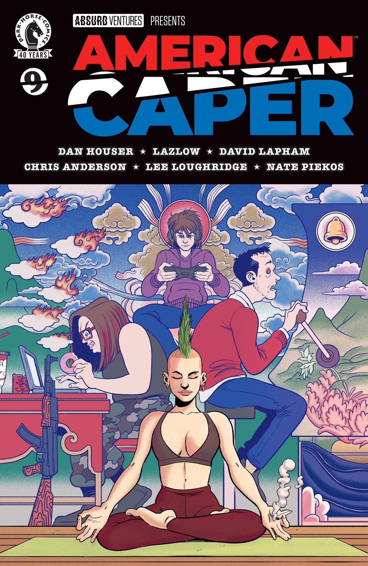 Dark Horse Comics Comic Books American Caper #9 (CVR A) (Tyler Boss) 76156801474700911 PRH-76156801474700911