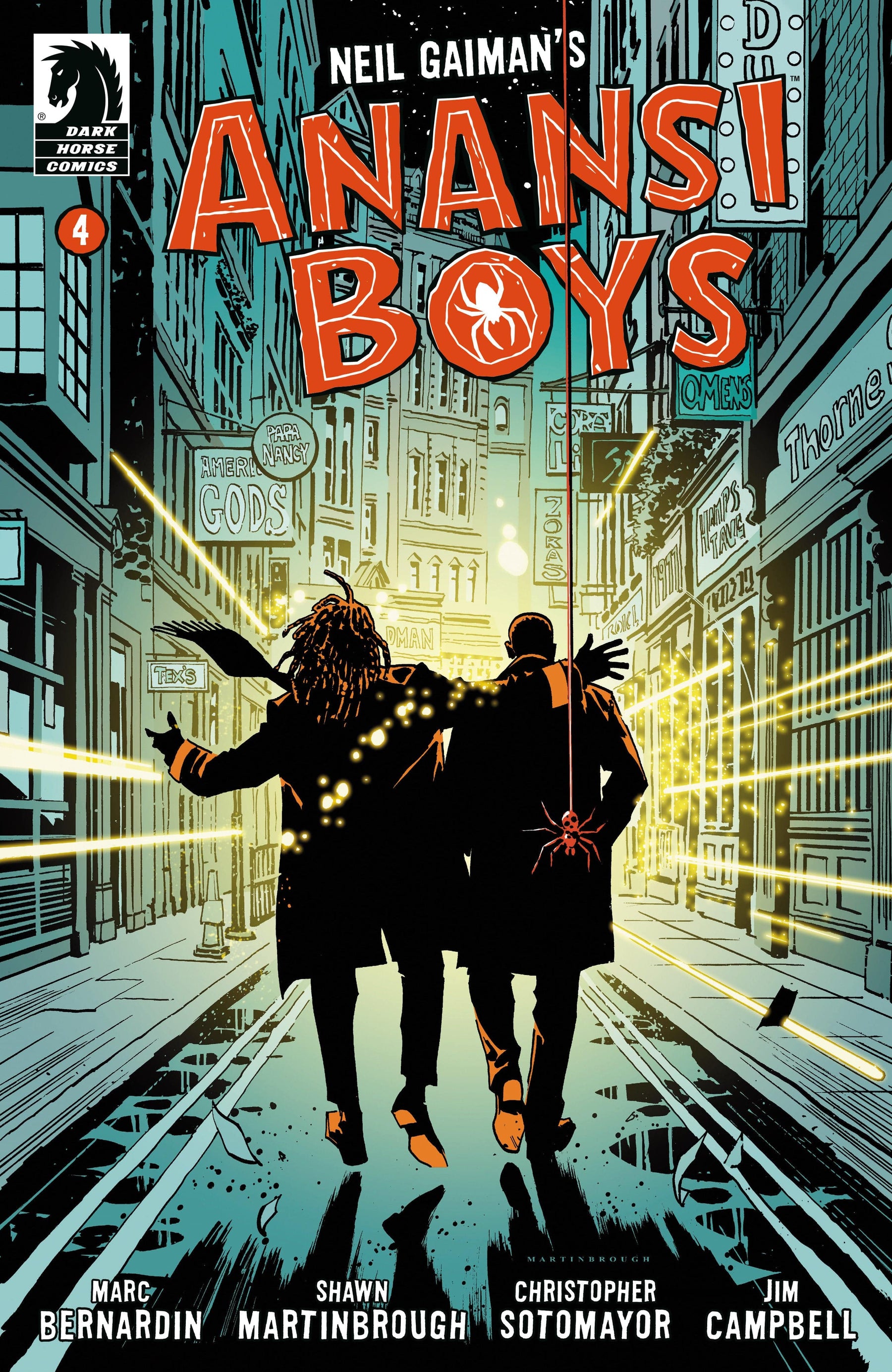 Anansi Boys I #4 (CVR B) (Shawn Martinbrough)