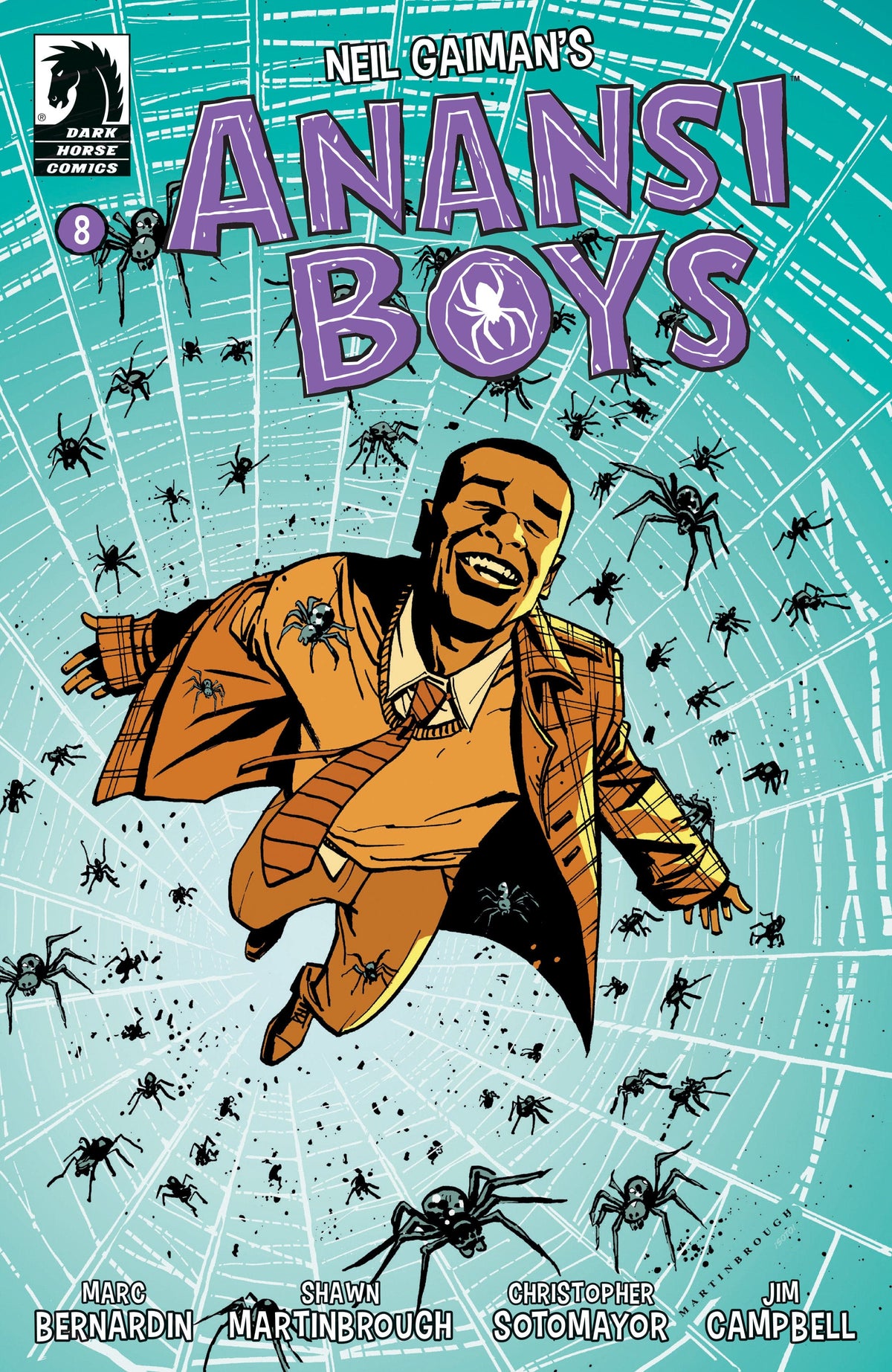 Dark Horse Comics Comic Books Anansi Boys I #8 (CVR B) (Shawn Martinbrough) 76156801233000821 PRH-76156801233000821