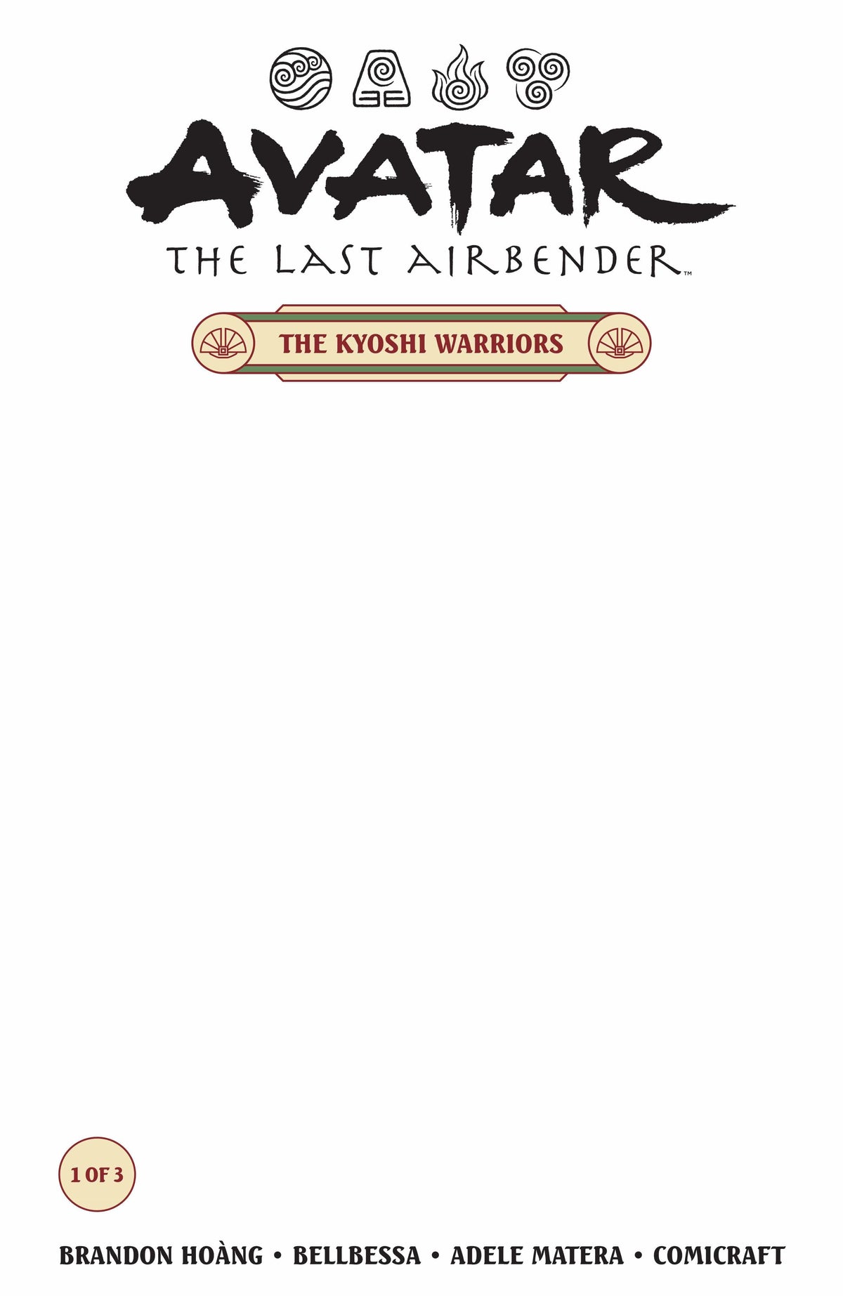 Dark Horse Comics Comic Books Avatar: The Last Airbender--The Kyoshi Warriors #1 (CVR B) (Blank cover) 76156801509600121 PRH-76156801509600121