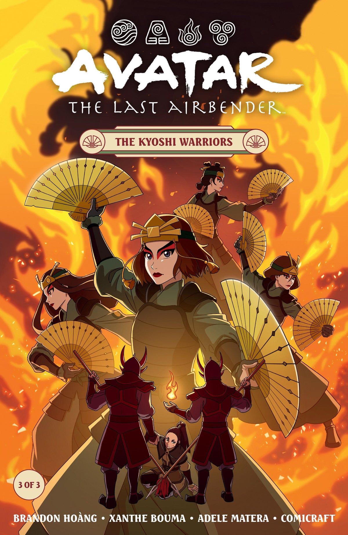 Dark Horse Comics Comic Books Avatar: The Last Airbender--The Kyoshi Warriors #3 (CVR A) (Danielle Weires) 76156801509600311 PRH-76156801509600311