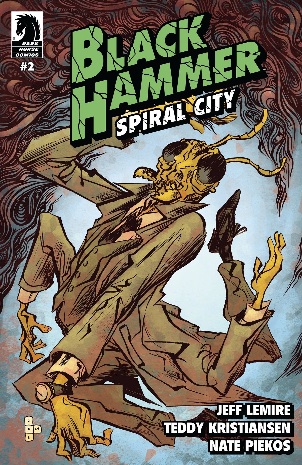 Dark Horse Comics Comic Books Black Hammer: Spiral City #2 (CVR B) (Jesse Lonergan) 76156801304700221 PRH-76156801304700221