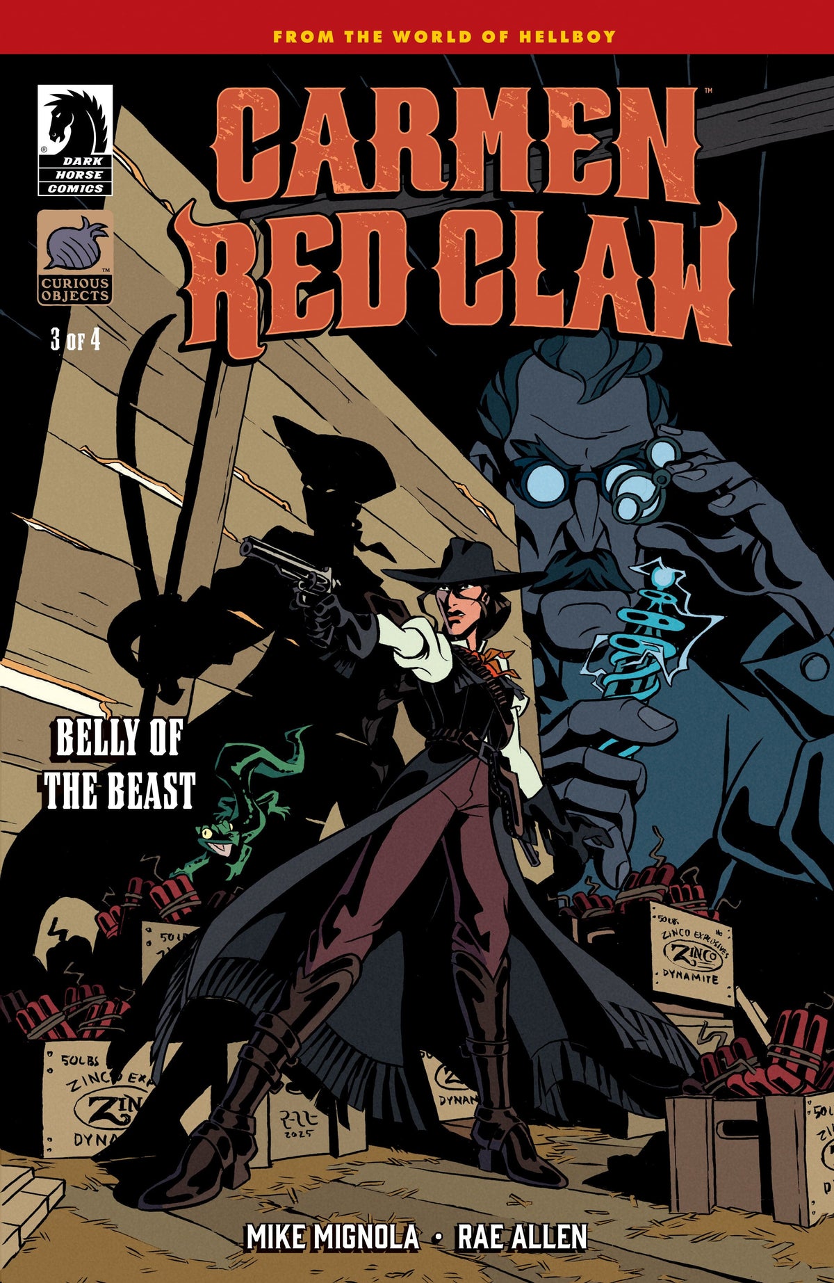 Dark Horse Comics Comic Books Carmen Red Claw: Belly of the Beast #3 (CVR A) (Rae Allen) 76156801488400311 PRH-76156801488400311