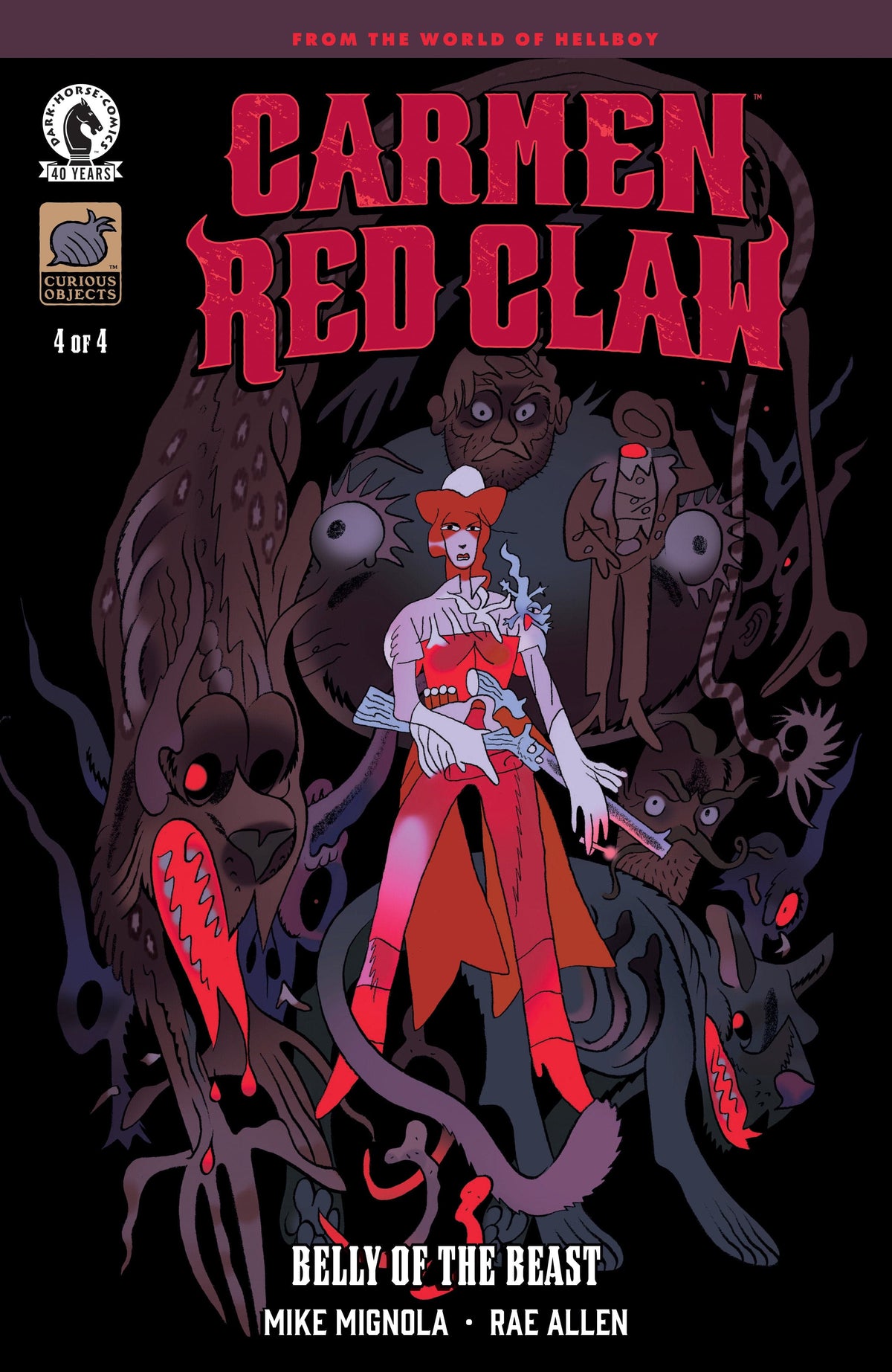 Dark Horse Comics Comic Books Carmen Red Claw: Belly of the Beast #4 (CVR B) (Benjamin Schipper) 76156801488400421 PRH-76156801488400421