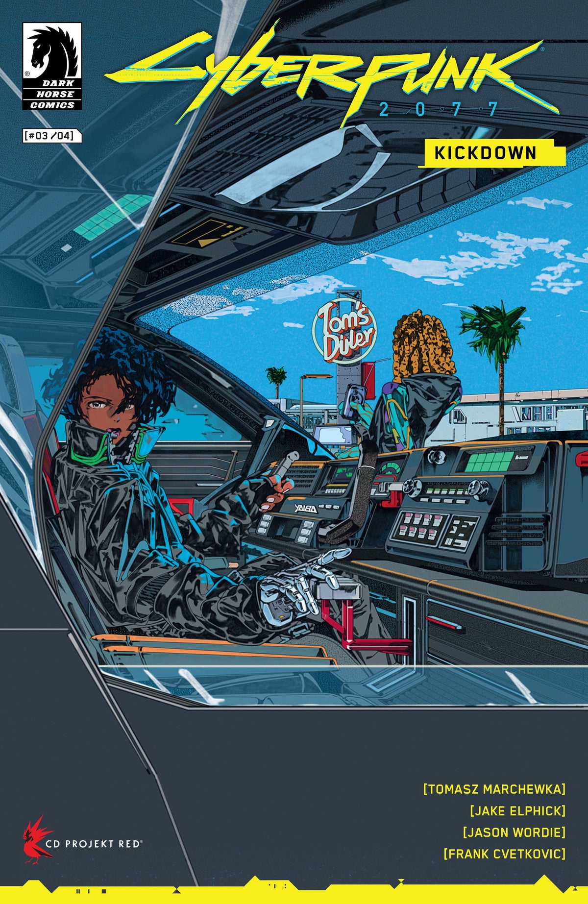 Dark Horse Comics Comic Books Cyberpunk 2077: Kickdown #3 (CVR B) (RUDCEF) 76156801247700321 PRH-76156801247700321