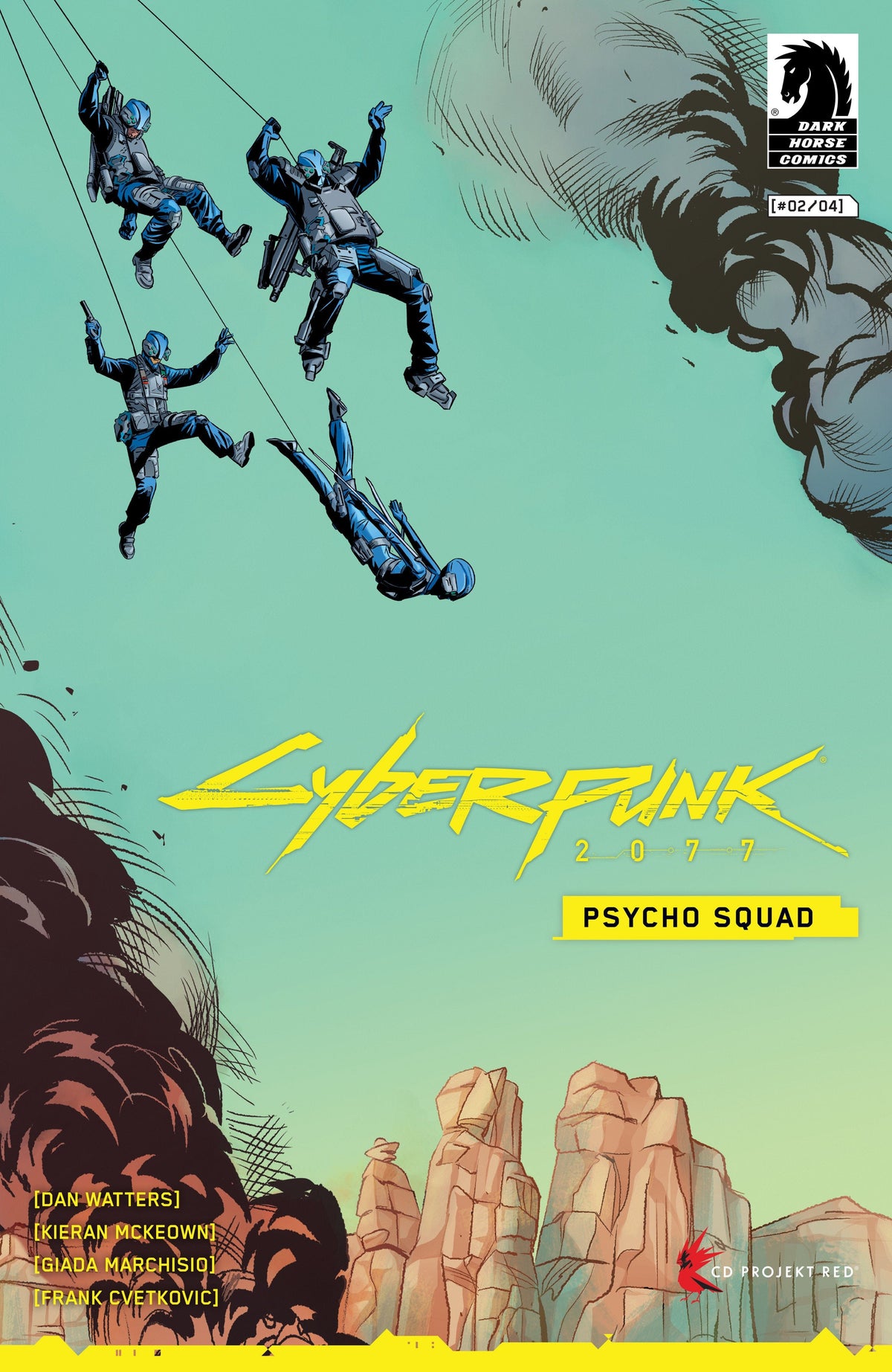 Dark Horse Comics Comic Books Cyberpunk 2077: Psycho Squad #2 (CVR A) (Kieran McKeown) 76156801353500211 PRH-76156801353500211