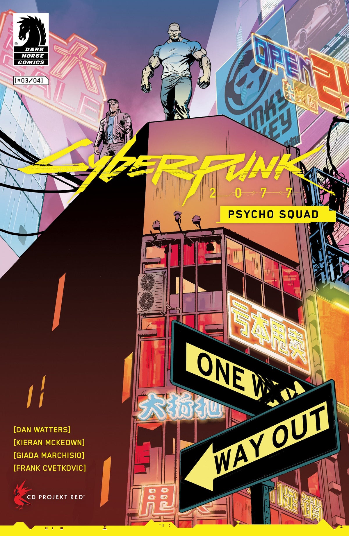 Dark Horse Comics Comic Books Cyberpunk 2077: Psycho Squad #3 (CVR A) (Kieran McKeown) 76156801353500311 PRH-76156801353500311