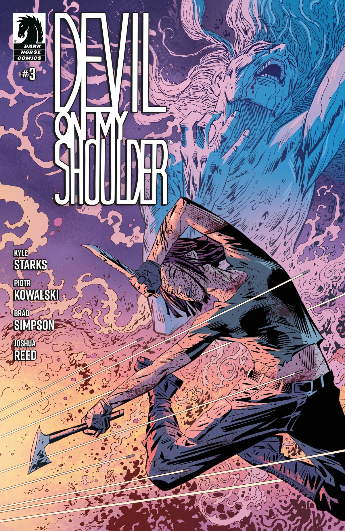 Dark Horse Comics Comic Books Devil On My Shoulder #3 (CVR A) (Piotr Kowalski) 76156801476100311 PRH-76156801476100311