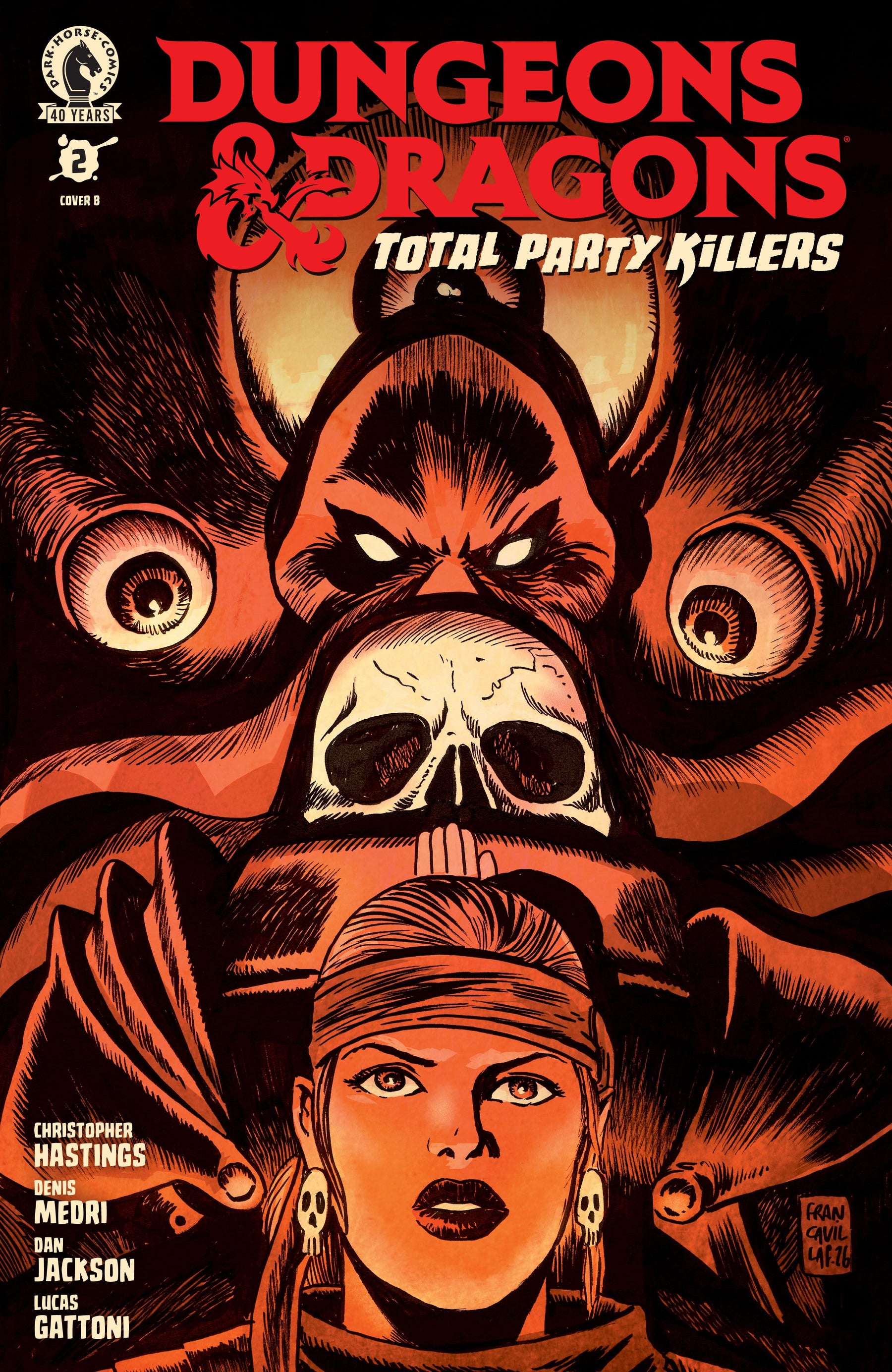 Dungeons & Dragons: Total Party Killers #2 (CVR B) (Francesco Francavilla)) (Release Date: 09/02/2026)