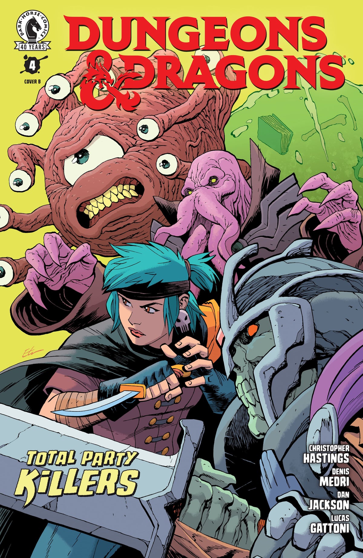 Dark Horse Comics Comic Books Dungeons & Dragons: Total Party Killers #4 (CVR B) (Ethan Young) (Release Date: 12/02/2026) 76156801598000421 PRH-76156801598000421