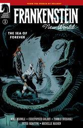 Dark Horse Comics Comic Books Frankenstein: New World--The Sea of Forever #3 (CVR A) (Peter Bergting) 76156801352800311 PRH-76156801352800311