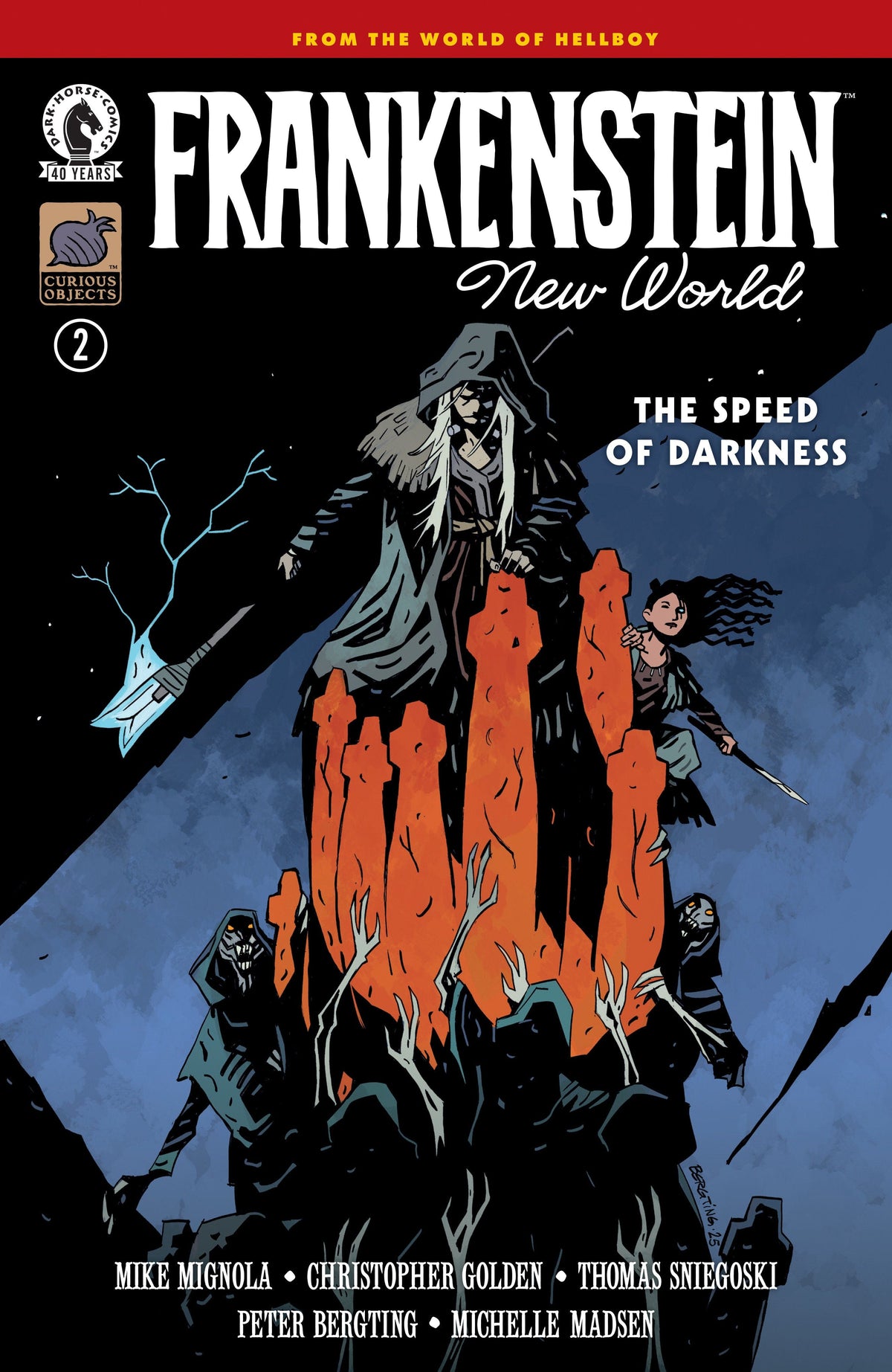 Dark Horse Comics Comic Books Frankenstein: New World--The Speed of Darkness #2 (CVR A) (Peter Bergting) 76156801564500211 PRH-76156801564500211