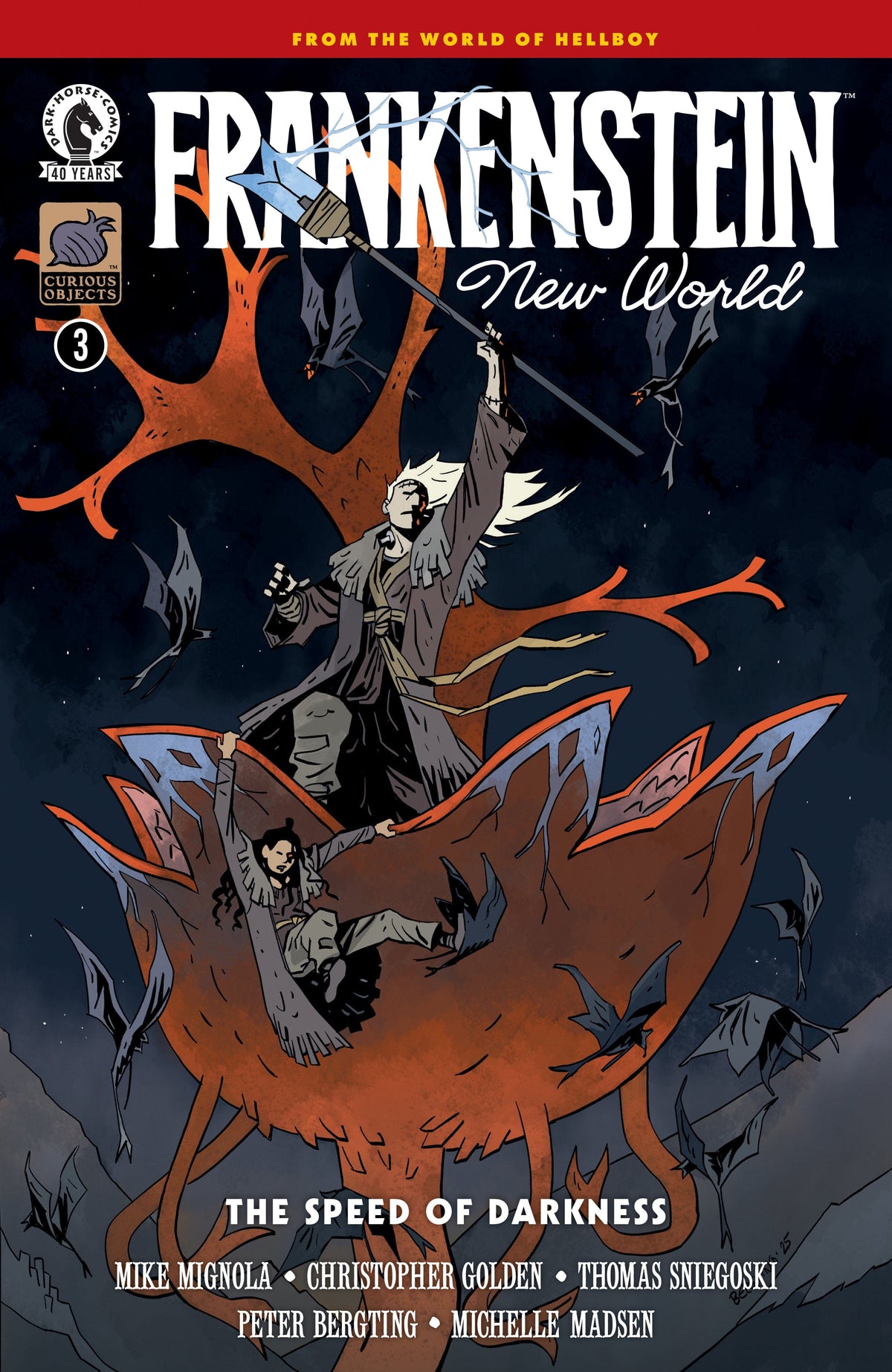 Dark Horse Comics Comic Books Frankenstein: New World--The Speed of Darkness #3 (CVR A) (Peter Bergting) 76156801564500311 PRH-76156801564500311