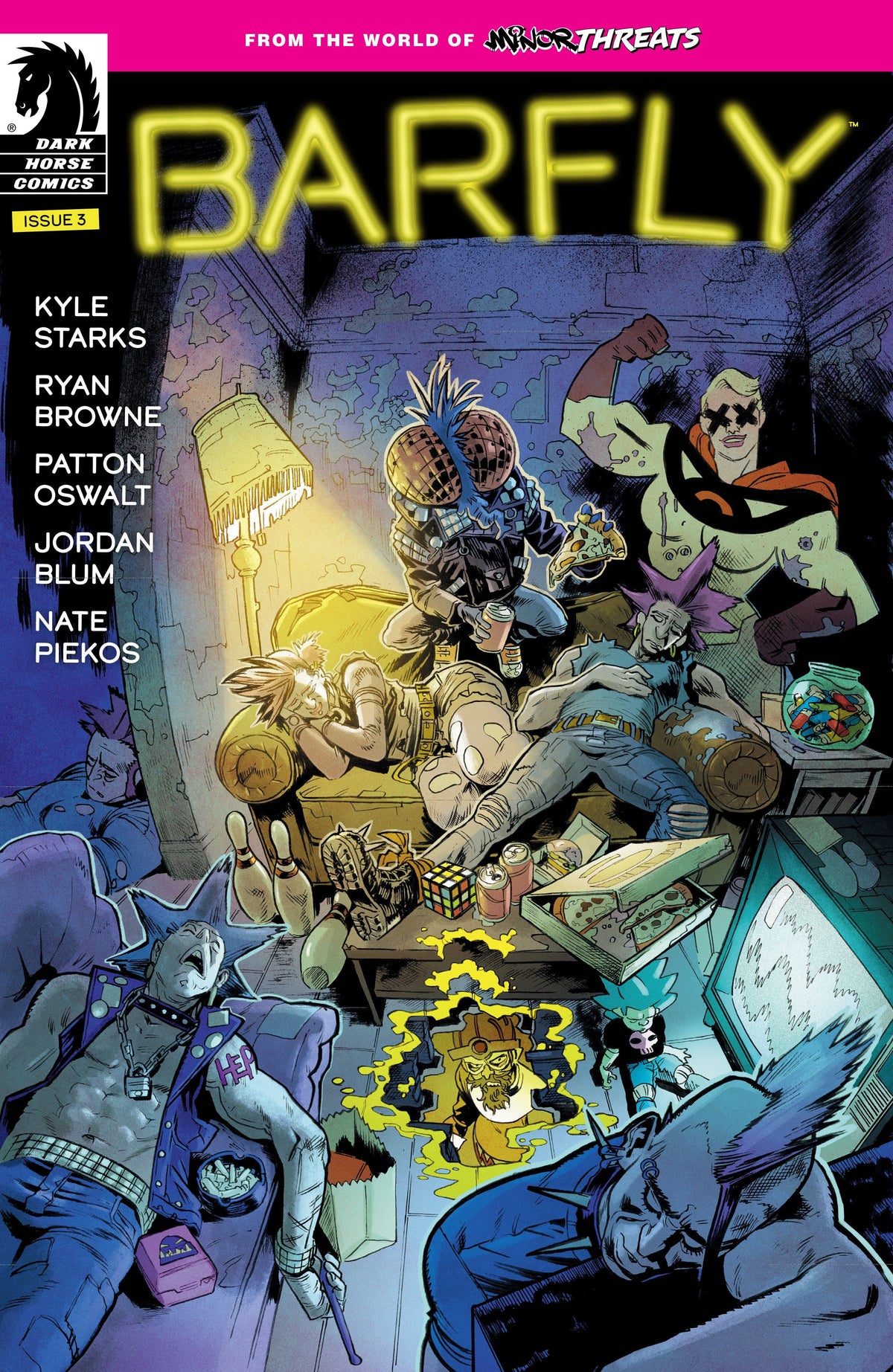 Dark Horse Comics Comic Books From the World of Minor Threats: Barfly #3 (CVR A) (Scott Hepburn) 76156801249100311 PRH-76156801249100311