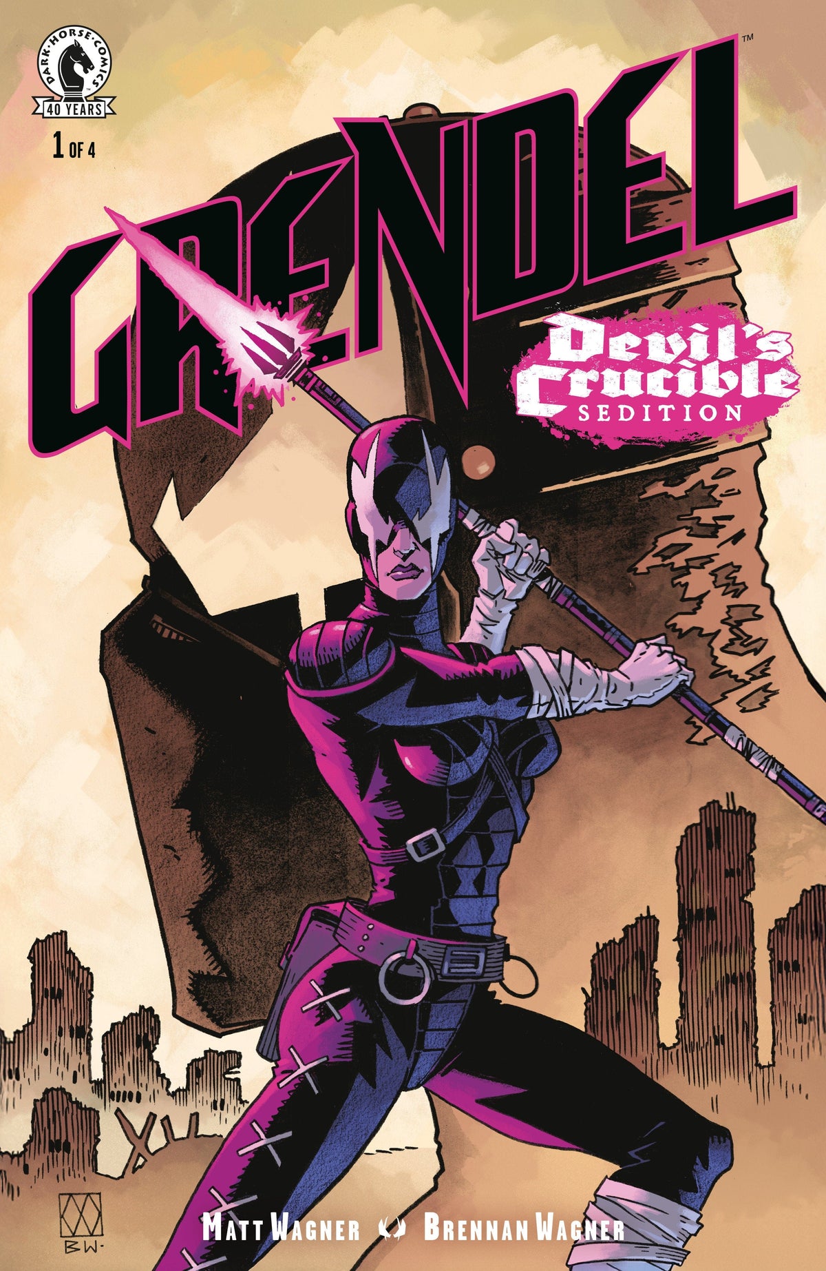 Dark Horse Comics Comic Books Grendel: Devil's Crucible--Sedition #1 (CVR A) (Matt Wagner) 76156801424200111 PRH-76156801424200111