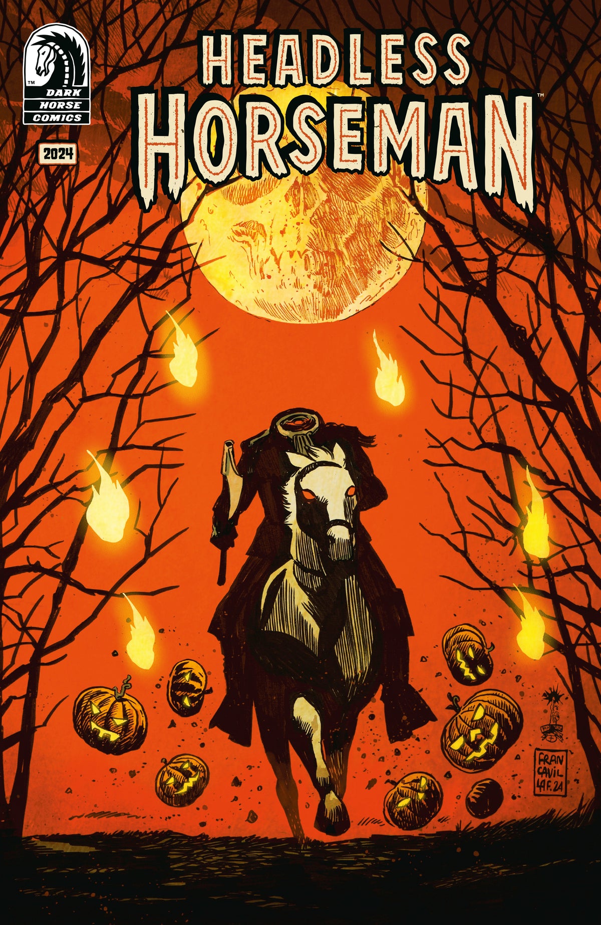 Dark Horse Comics Comic Books Headless Horseman Halloween Annual (2024) (CVR B) (Francesco Francavilla) 76156801290300121 PRH-76156801290300121