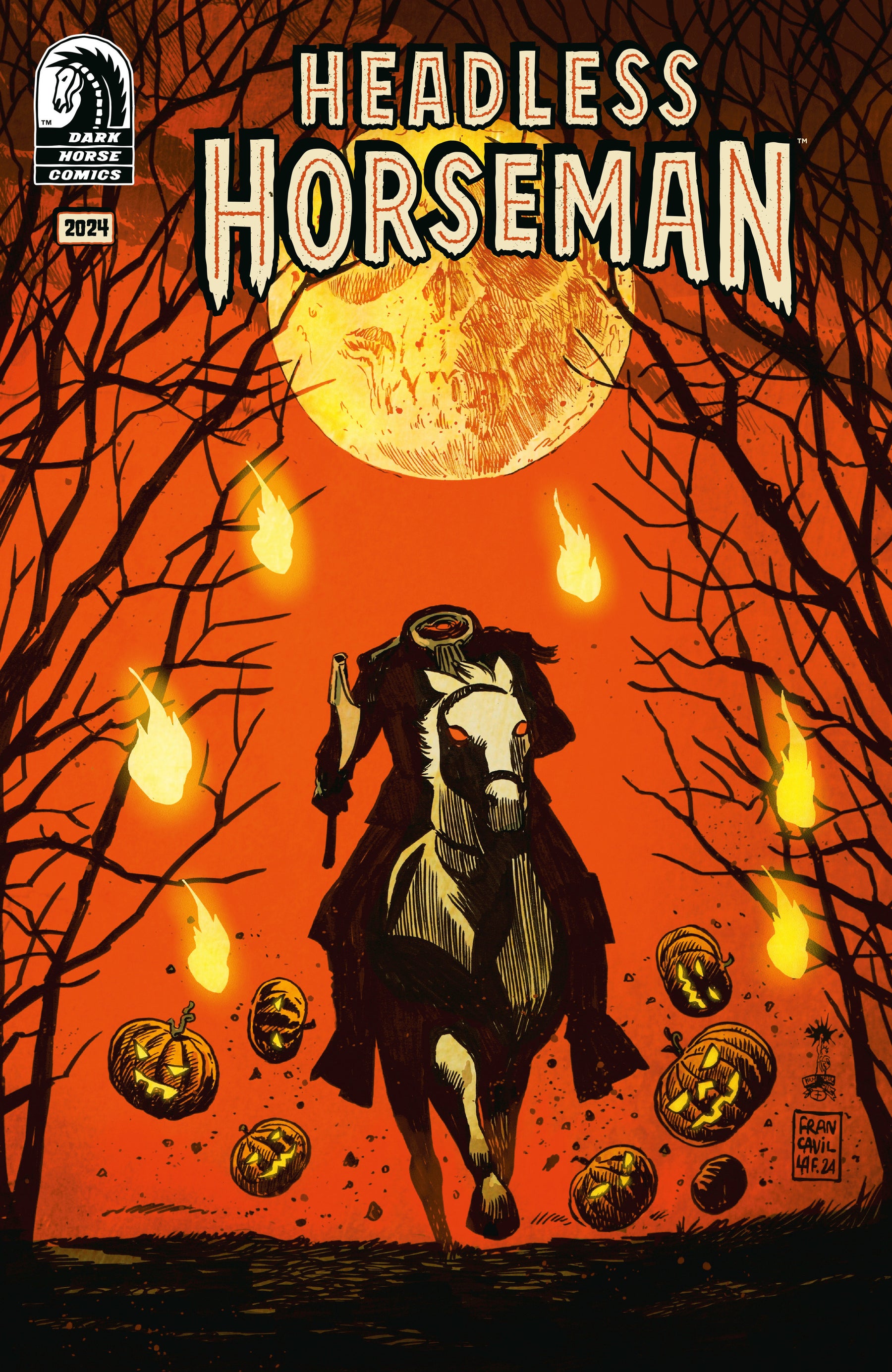 Dark Horse Comics Comic Books Headless Horseman Halloween Annual (2024) (CVR B) (Francesco Francavilla) 76156801290300121 PRH-76156801290300121
