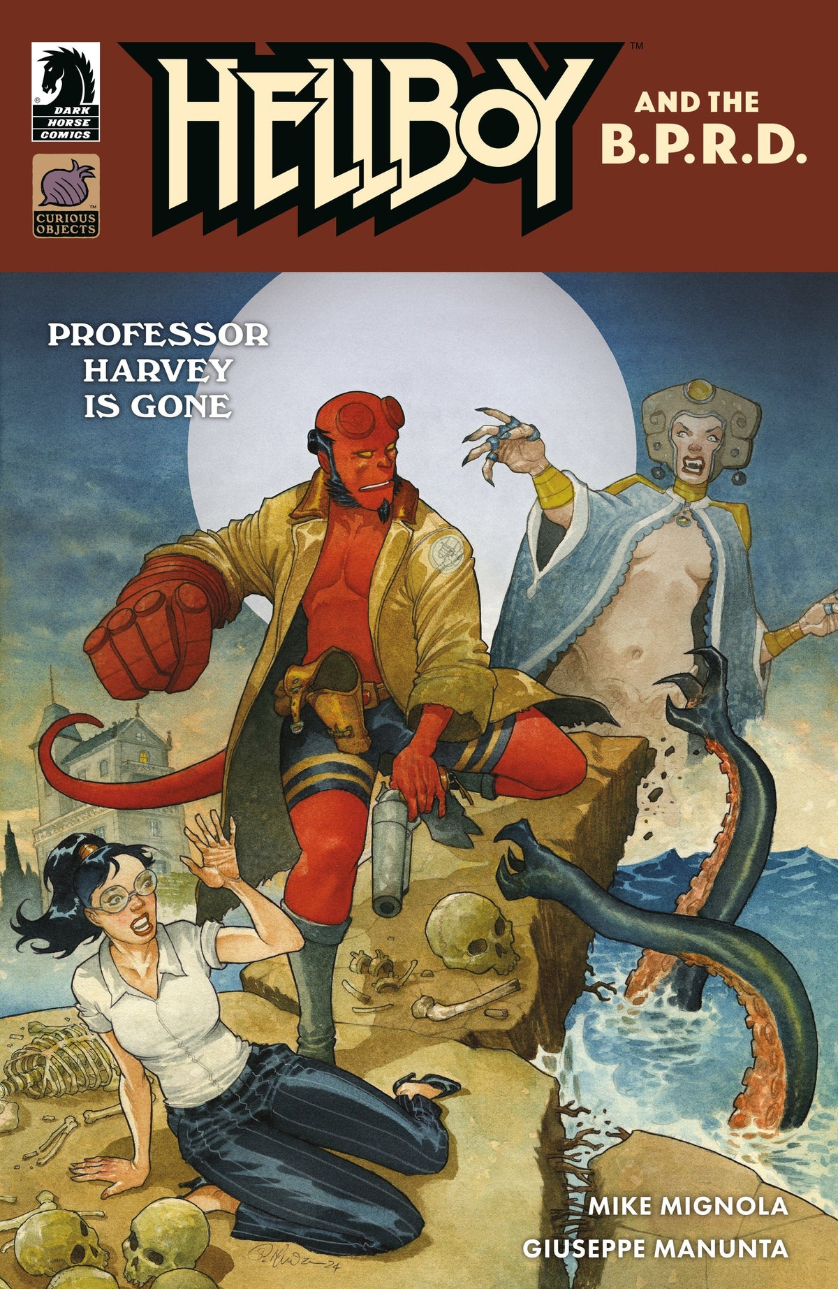 Dark Horse Comics Comic Books Hellboy and the B.P.R.D.: Professor Harvey is Gone one-shot (CVR A) (Giuseppe Manunta) 76156801434100111 PRH-76156801434100111