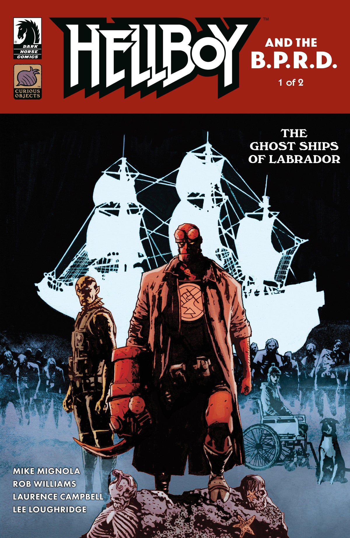 Dark Horse Comics Comic Books Hellboy and the B.P.R.D.: The Ghost Ships of Labrador #1 (CVR A) (Laurence Campbell) 76156801475400111 PRH-76156801475400111