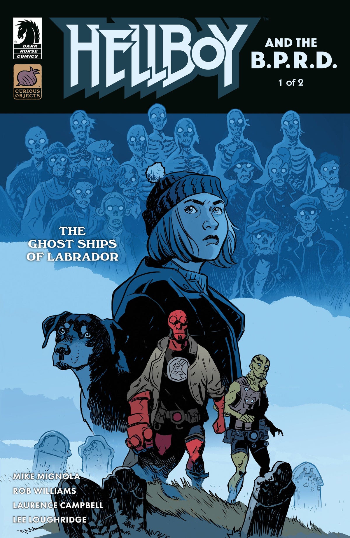 Dark Horse Comics Comic Books Hellboy and the B.P.R.D.: The Ghost Ships of Labrador #1 (CVR B) (Matt Smith) 76156801475400121 PRH-76156801475400121