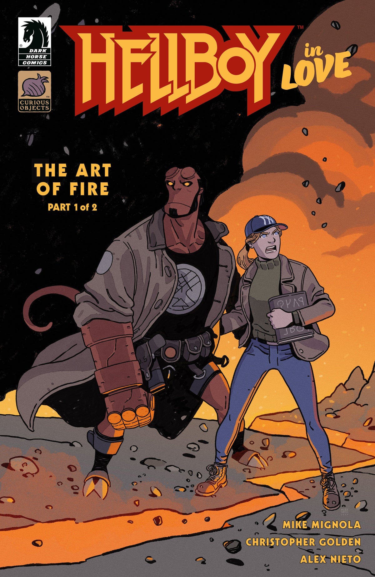Dark Horse Comics Comic Books Hellboy in Love: The Art of Fire #1 (CVR A) (Alex Nieto) 76156801430300111 PRH-76156801430300111