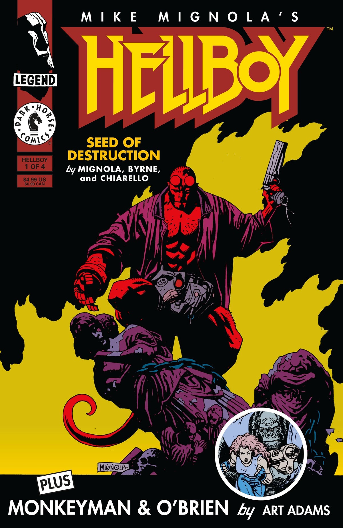 Dark Horse Comics Comic Books Hellboy: Seed of Destruction #1 (Facsimile Reprint) (CVR A) (Mike Mignola) 76156801600000111 PRH-76156801600000111
