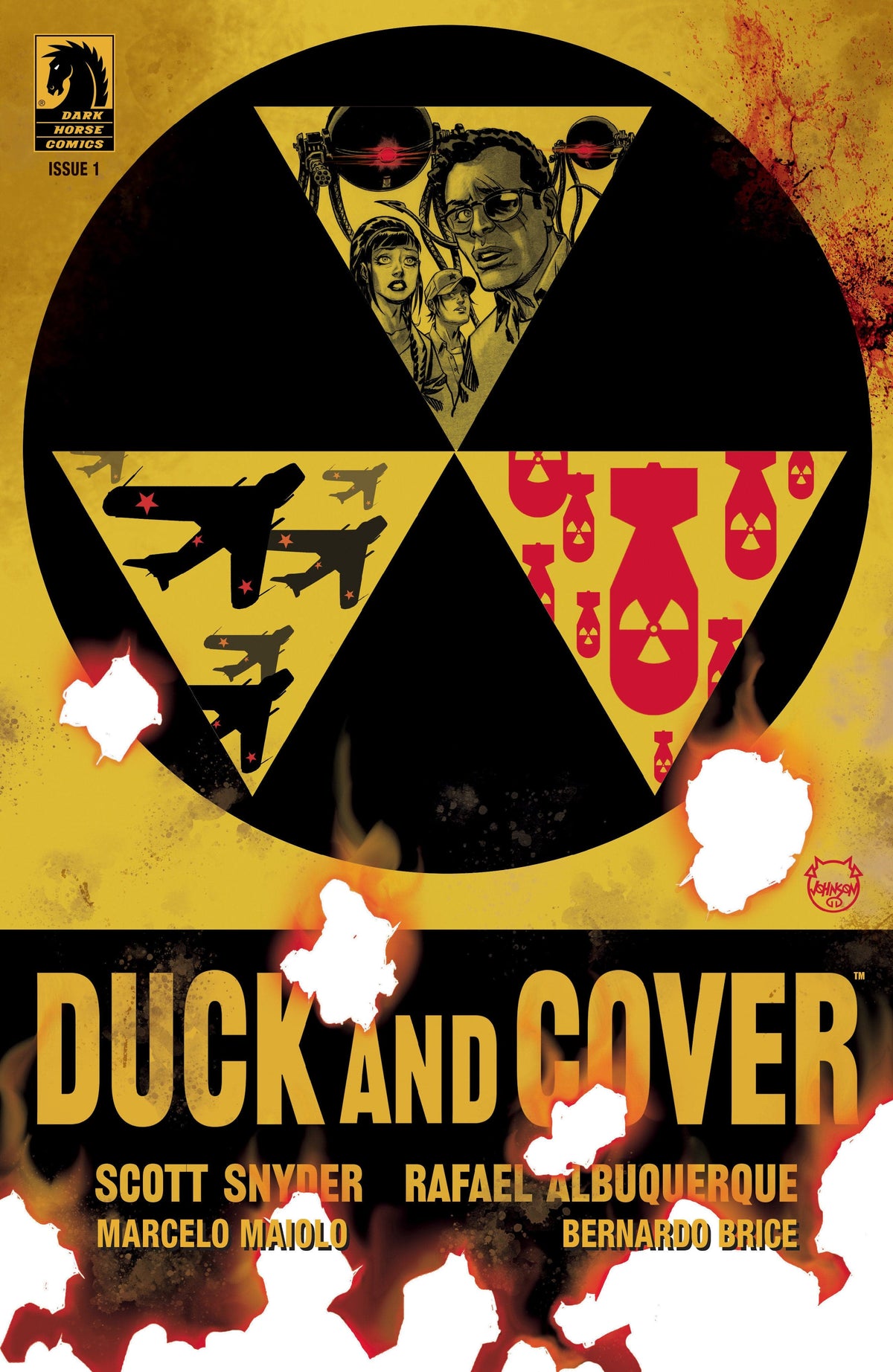 Dark Horse Comics Comic Books > Incentives Duck and Cover #1 1:20 INCV CVR D(Dave Johnson) 76156801264400141 PRH-76156801264400141