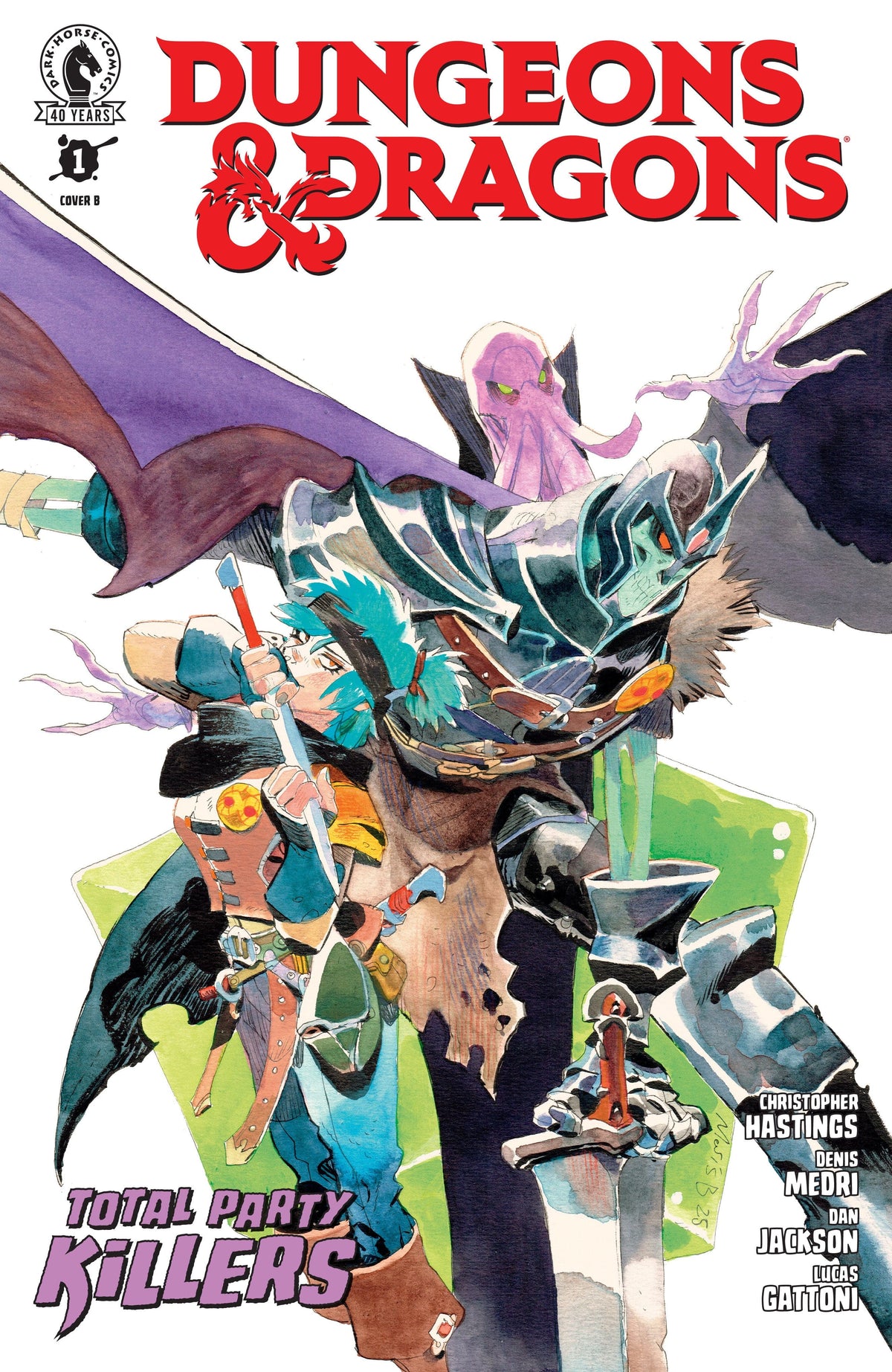 Dark Horse Comics Comic Books > Incentives Dungeons & Dragons: Total Party Killers #1 (CVR B) (1:20) (Matias Bergara) 76156801598000121 PRH-76156801598000121